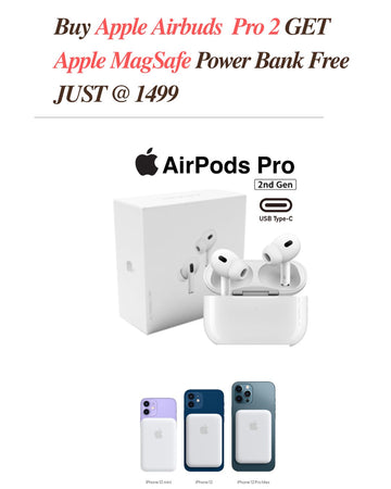 Apple Airpod pro 2nd generation Get Apple MagSafe 10000mAh Power Bank Free