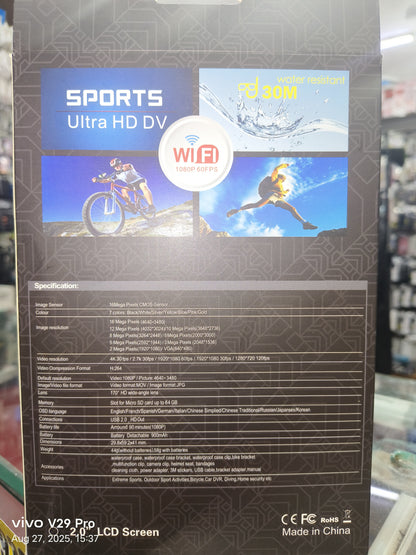 4K GoPro camera full HD ultra views waterproof 1080p