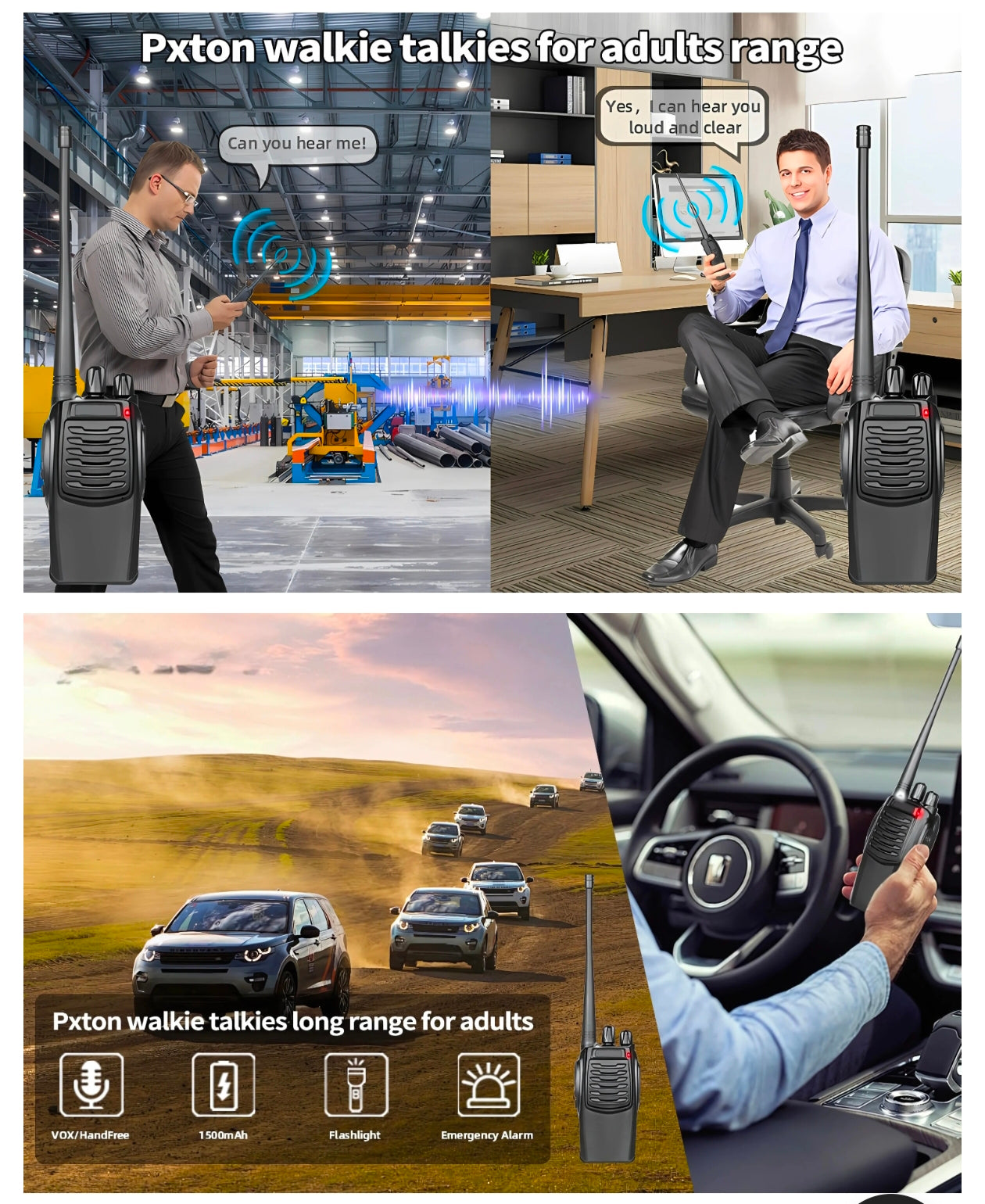 Walkie-talkie SCRAMBKER. NOISE REDUCTION   CIRCUIT.LONG STANDBY TIME. LONG CONNECTION RANGE.HIGH CAPABILITY LI BATTERY.