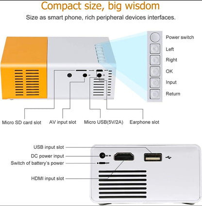 [Auto Focus & Keystone] Projector 4K Supported, XuanPad WiFi6 Bluetooth Native 1080P Smart Portable Projector, 50% Zoom, 22000L Outdoor/Home Cinema Projector with Tripod for iOS/Android/TV Stick
