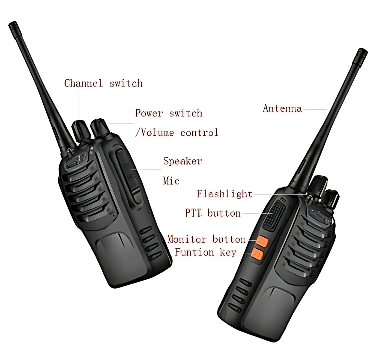 Walkie-talkie SCRAMBKER. NOISE REDUCTION   CIRCUIT.LONG STANDBY TIME. LONG CONNECTION RANGE.HIGH CAPABILITY LI BATTERY.
